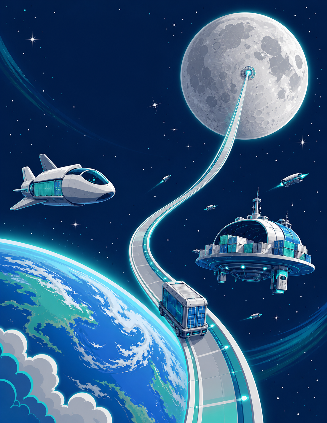Cargo Kids to the Moon activity book cover